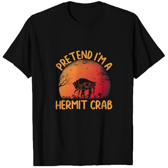 Pretend Im a Hermit Crab Group Matching Halloween Holiday T-Shirts