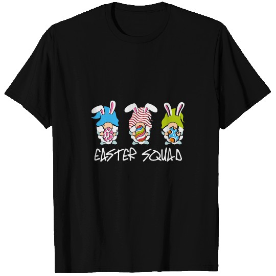 Easter Squad Family Matching Easter Day Gnome Egg Hunt Group T-Shirts