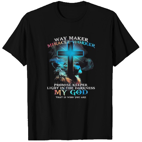 Lion Pet Way maker Miracle Worker Jesus Lion T-Shirts