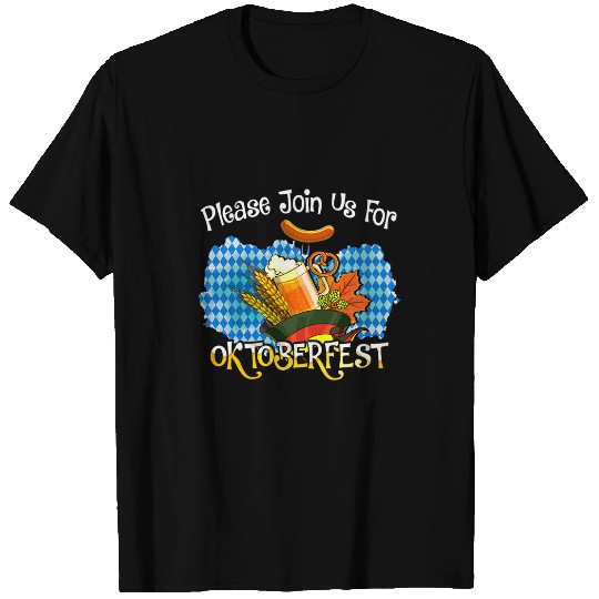 Beer Fun Zicke Zacke Hoi Hoi Oktoberfest German Beer Festival T-Shirts