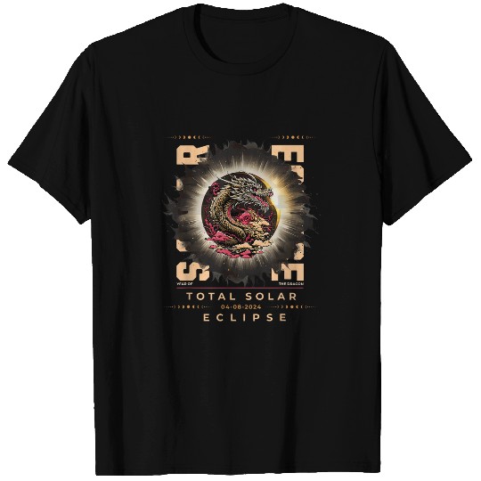 Dragon Pet Total Solar Eclipse in the Year of the Dragon T-Shirts