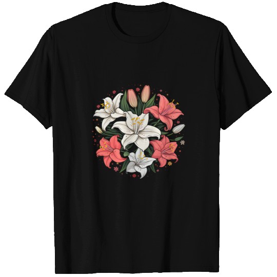 lily flower varieties lilywalk Loving Gardens T-Shirts