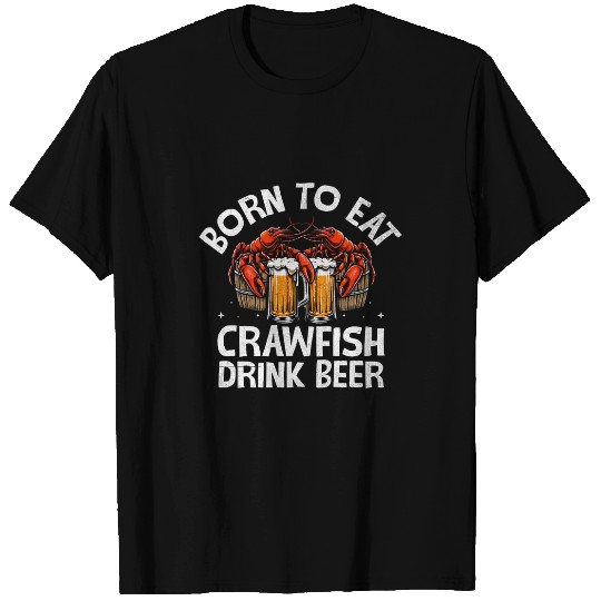 Beer Fun Cajun Crawfish Crayfish Boil Beer Drinking Beer Lover 04 T-Shirts