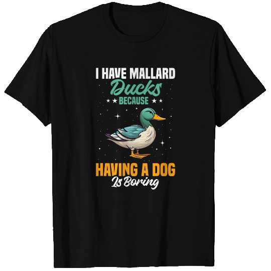 Duck Pet Mallard Duck Plush Duck Enclosure Duck Mom Mallard Ducks 3 T-Shirts