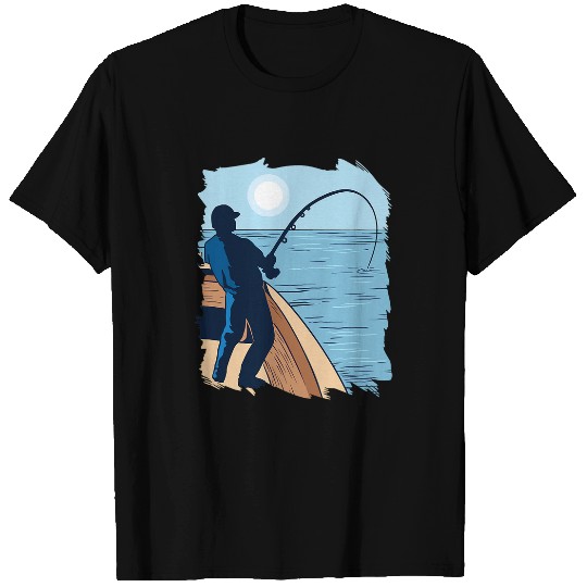 Fishing Fun Deep Sea Fishing Fisher Boat Fisherman T-Shirts