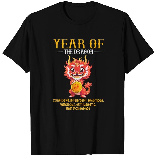 Dragon Pet Chinese Year of the Dragon Zodiac Happy Lunar New Year T-Shirts