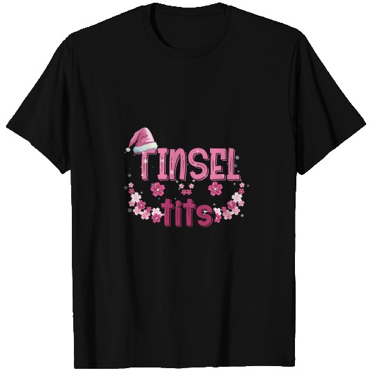 Jingle Balls Tinsel Tits Matching Christmas Couples T-Shirts