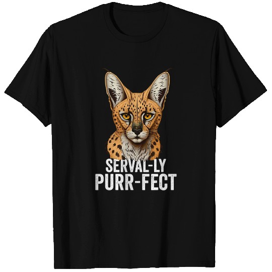 Lion Pet Mountain Lion Ohio Wild Cat Amiry Serval Cat 4 T-Shirts