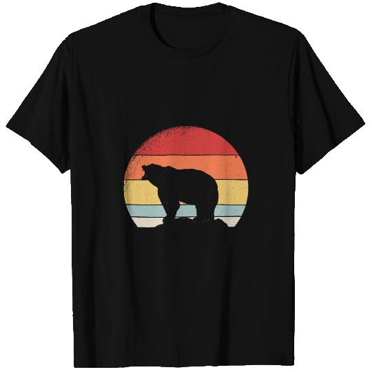 Bear Pet Retro 80s Style Grizzly Brown Bear T-Shirts