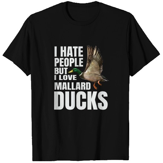 Duck Pet Mallard Duck Enclosure Hide Food Toys Plush Mallard Ducks T-Shirts
