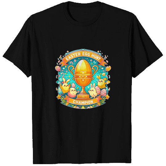 Egg Hunt Champion Season Funny Easter Day T-Shirts