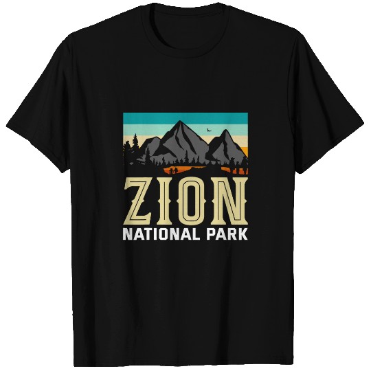 Retro Zion National Park Utah Hiking T-Shirts