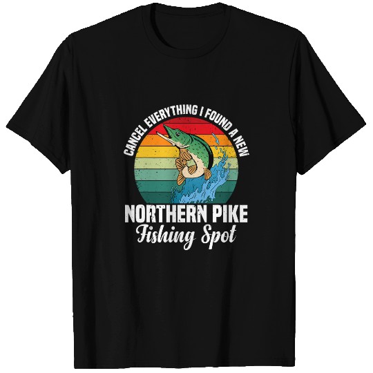Pike Fisher Gear Northern Pike Fishing Lure Pike Fishermen T-Shirts
