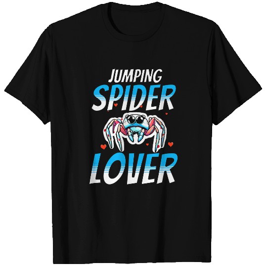 Jumping Spider Lover Enclosure Hide For Spooder Dad Mom Boy T-Shirts