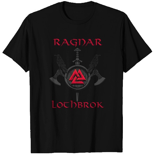 Ragnar Lothbrok Ragnar Lodbrok Viking Warrior T-Shirts