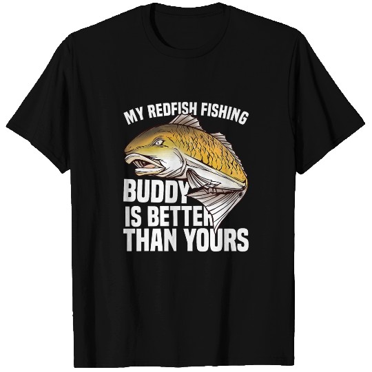 Redfish Fisherman Gear Accessories Rod Redfish Fishing T-Shirts