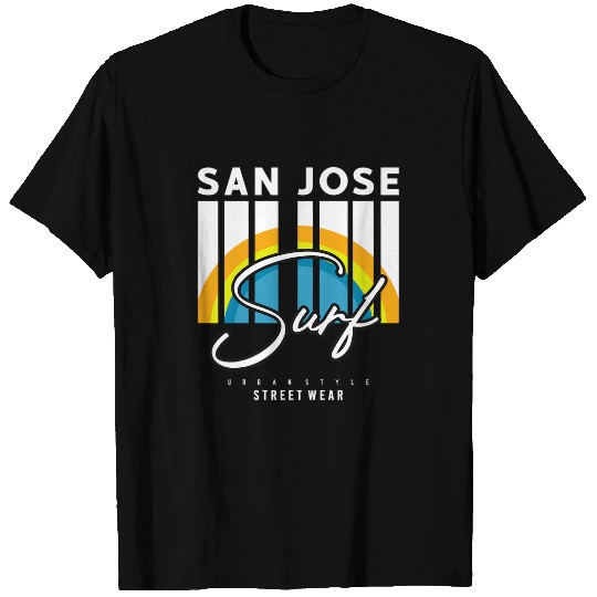 San Jose Surf Vibes Ride the Silicon Waves T-Shirts