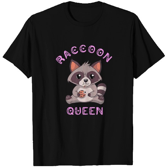 Raccoon Pet Queen Garbage Trash Animal Mammal Trashy Raccoon T-Shirts