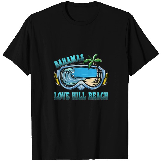 Love Hill Beach Andros Island Bahamas Vacation Beach T-Shirts