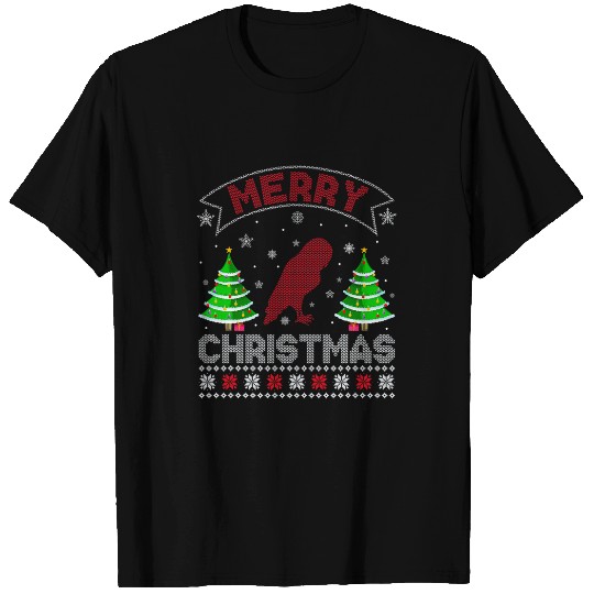 Owl Pet xmass Tree Lighting Men Women Barn Owl Ugly Christmas T-Shirts