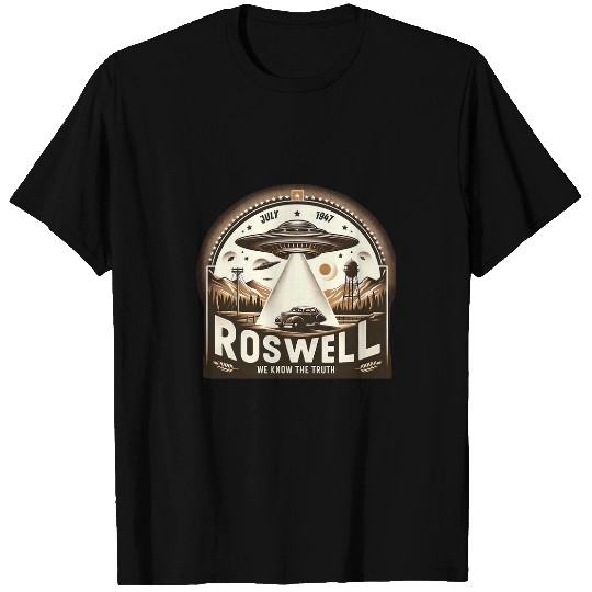 Roswell 1947 Alien vintages Style UFO Area 51 Roswell T-Shirts