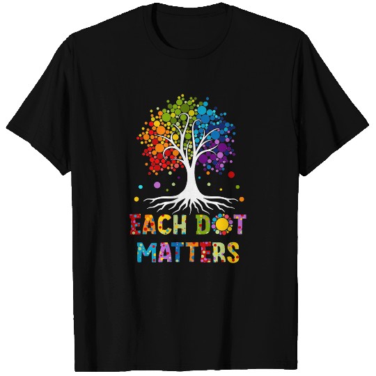 International Dot Day Each Dot Matters Unity Tree Polka Dot T-Shirts