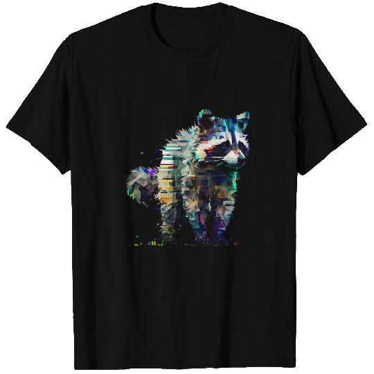 Raccoon Pet Pop Art Trash Panda Graphic Racoon Lover Gifts T-Shirts