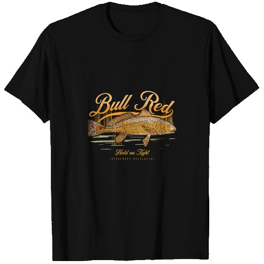 Redfish Bull Red Drum Tailing Gulf Coast Fishing T-Shirts