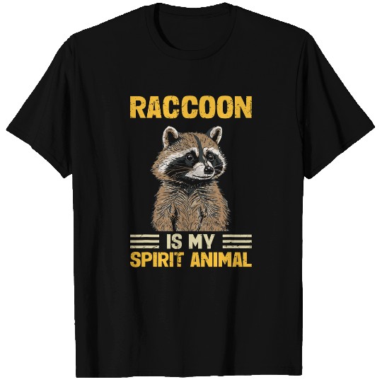 Raccoon Pet Is My Spirit Animal Trash Panda T-Shirts