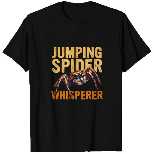 Jumping Spider Whisperer Enclosure Hide For Spooder Dad Mom T-Shirts
