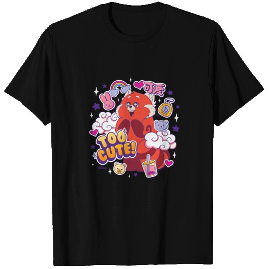 Panda Pet Turning Red Too Cute Red Panda T-Shirts