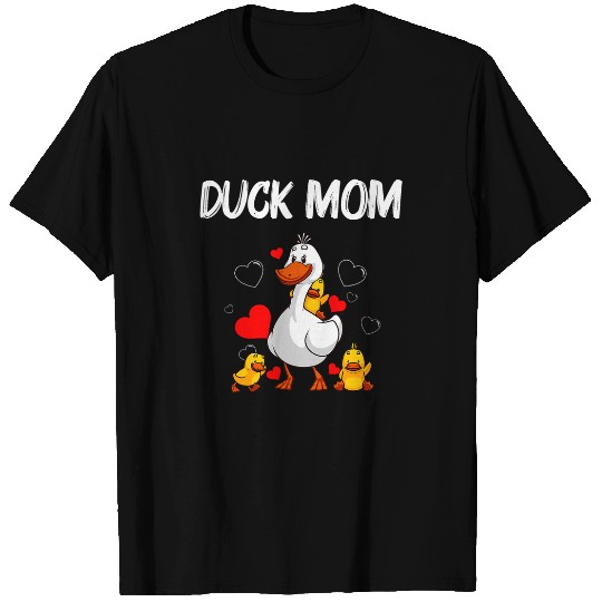 Duck Pet Mom Gift For Women Cool Mama Duck Lover Farming T-Shirts