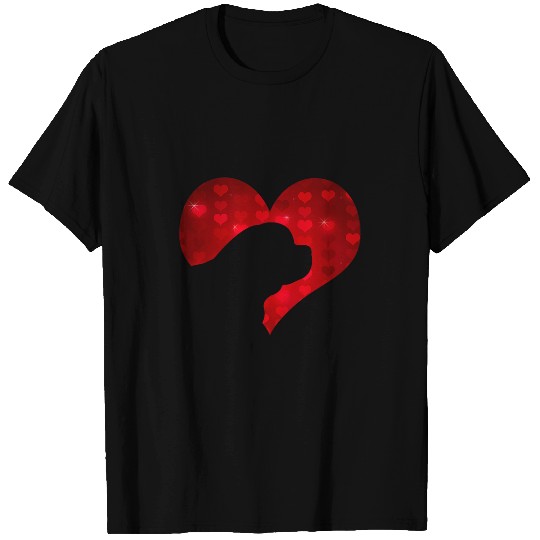 Dog Saint Bernard I Love My Saint Bernard Dog Valentines Day T-Shirts
