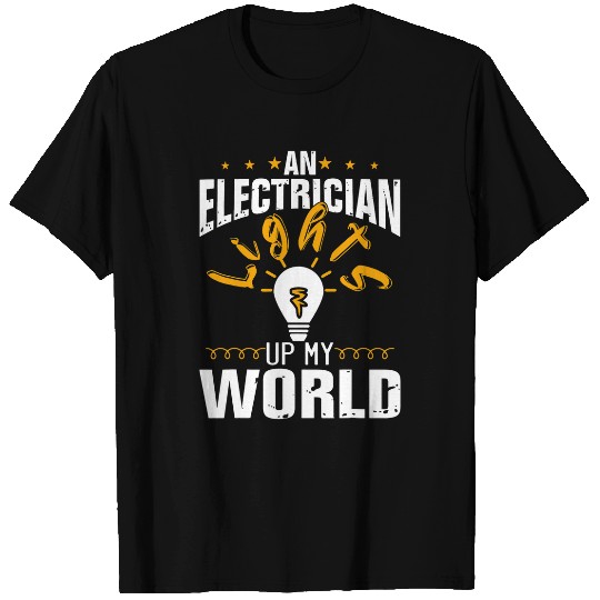Electrical Wife Girlfriend Mom Valentines Gift Cute Funny Electrician T-Shirts