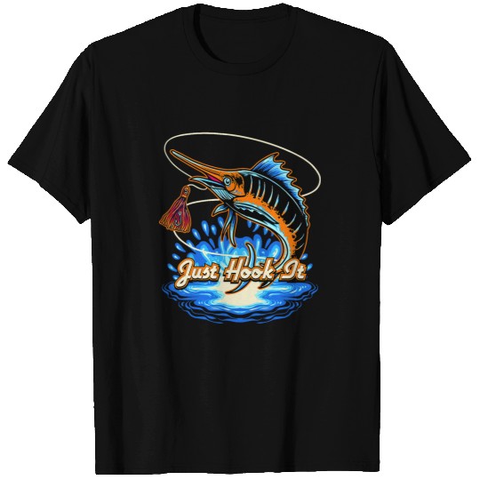 Just Hook It Ocean Fishing Sea Fisherman Lakes Hunting T-Shirts