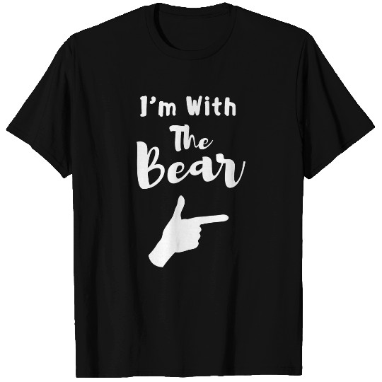 Bear Pet Im With The Bear Couple Matching Funny Halloween T-Shirts