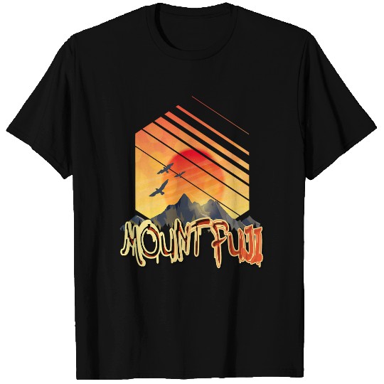 Mount Fuji Mountain Hiking Mountaineer Nature Hike T-Shirts