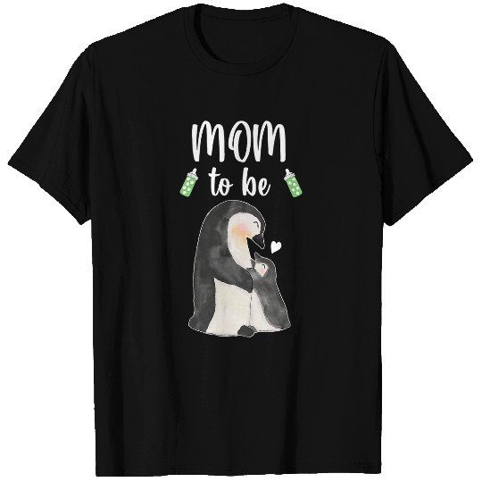Penguin Pet Mom To Be Penguin Baby Shower T-Shirts