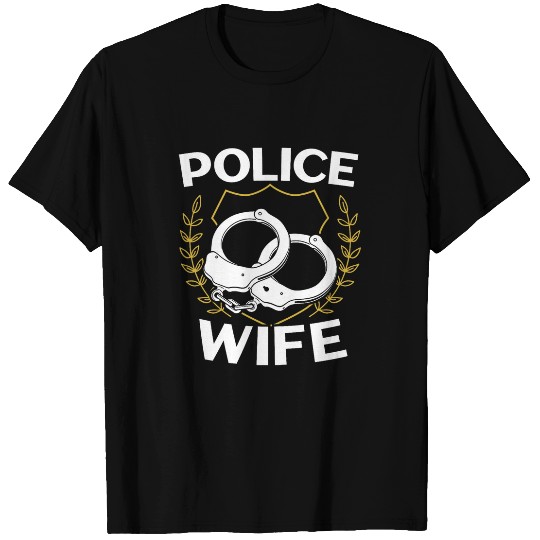 Police Wife Law Enforcement Thin Blue Line Cop Officer 1 T-Shirts