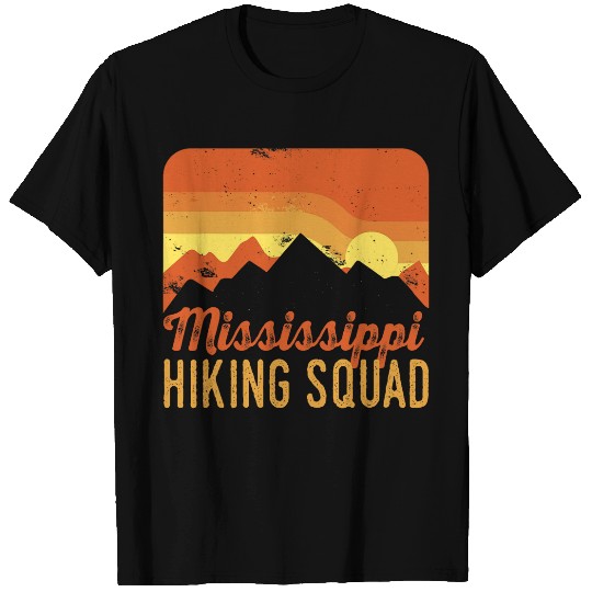 Mississippi Hiking Squad Hiker Enthusiast National Parks T-Shirts
