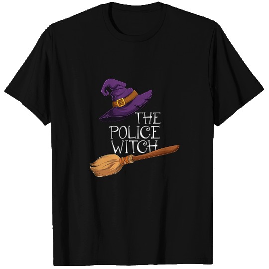 Police Job The POLICE Witch Matching Halloween Pajamas Family T-Shirts