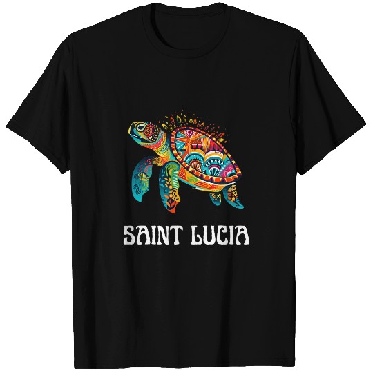 St Lucia Island Souvenir Caribbean Sea St Lucia 1 T-Shirts