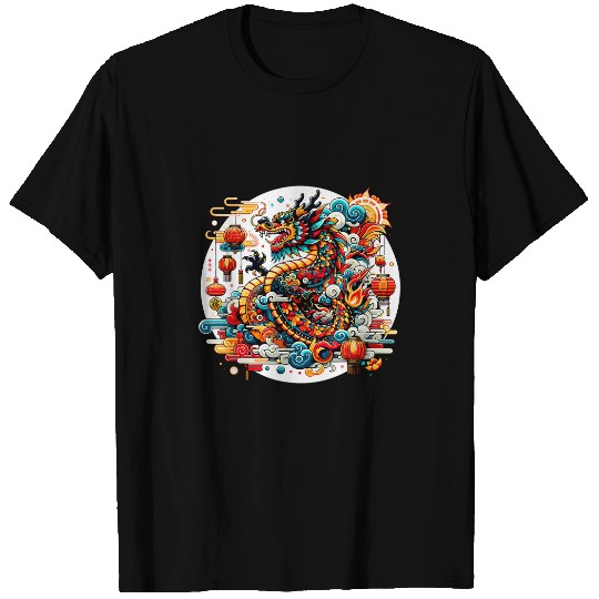 Dragon Pet Vibrant Chinese Dragon Dance Lunar New Year Celebration 10 T-Shirts