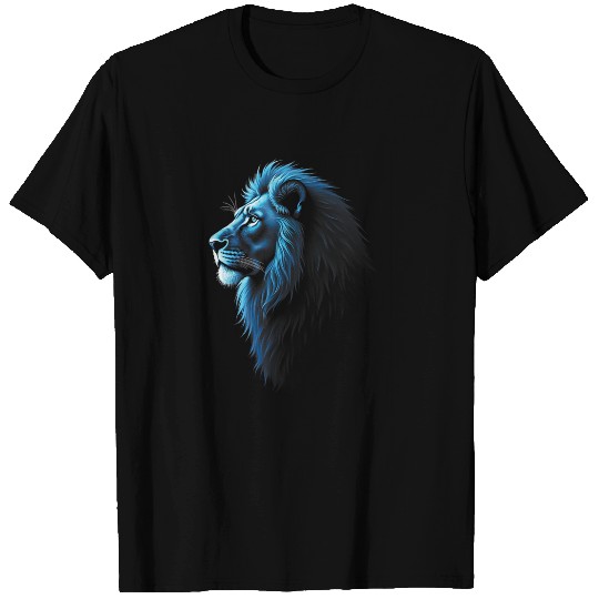 Lion Pet With Blue Eyes Men Women Kids Lions 1 T-Shirts