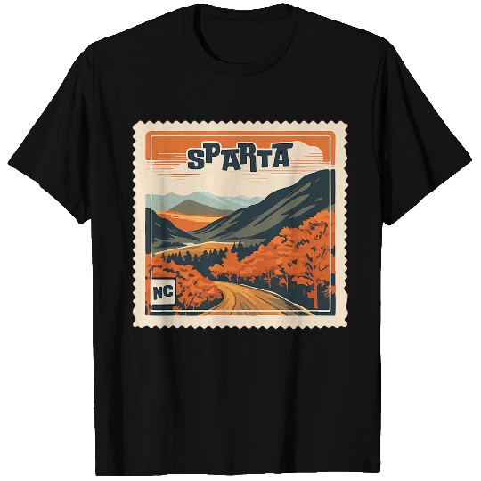 Sparta NC Mountain Sparta NC Travel Hiking Vacation T-Shirts