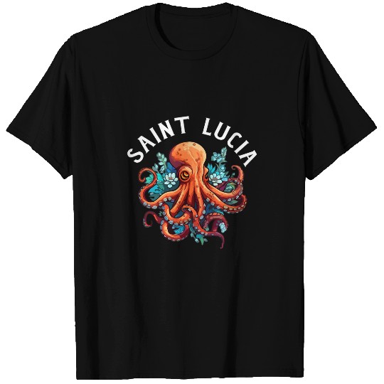 St Lucia Island Souvenir Caribbean Sea St Lucia T-Shirts
