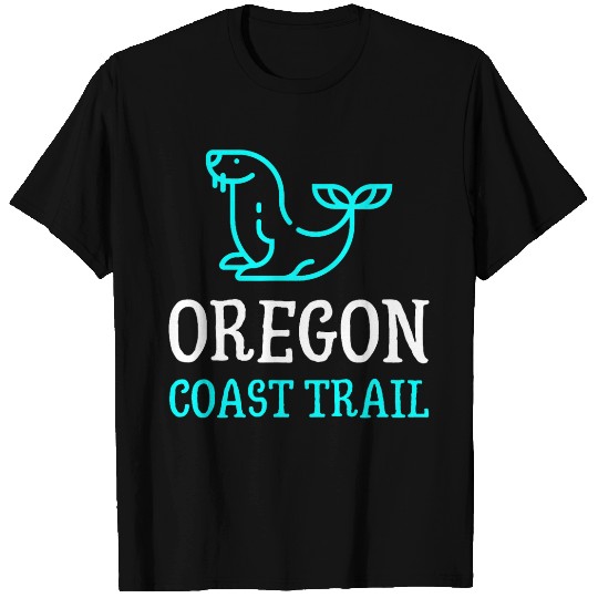 Oregon Coast Trail OCT USA West Coast Lighthouse Hiking T-Shirts