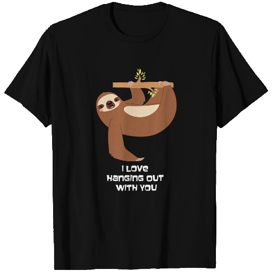 Sloth Pet Sweet Sloth Funny Animal Lover Valentines Day Tee T-Shirts