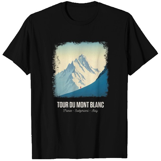 Tour Du Mont Blanc European Hiking Trail Chamonix vintages 5 T-Shirts