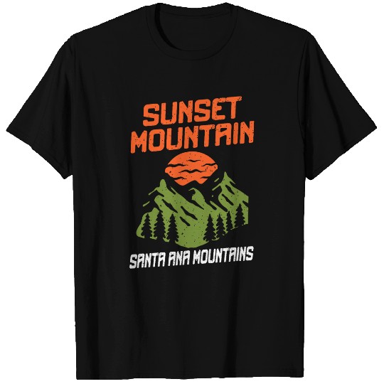 Sunset Mountain Santa Ana Mountains Hiking US Mountains T-Shirts